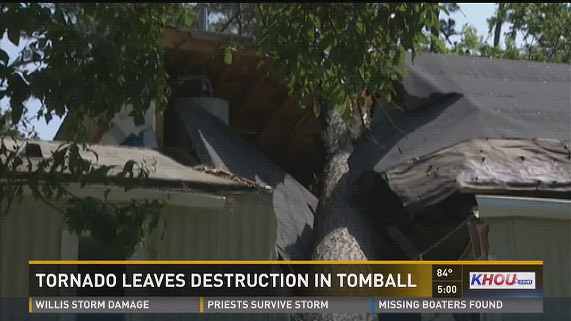 Tomball residents are trying to pick up the pieces after a tornado ripped through the area early Wednesday.