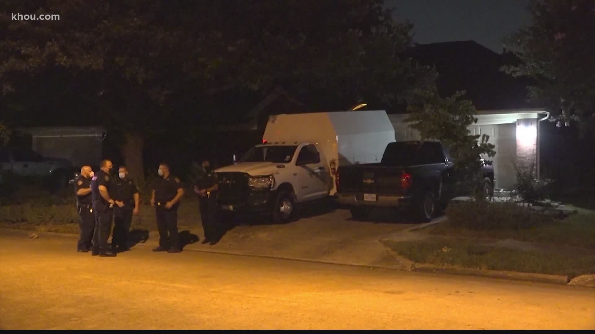 A suspect is in custody after allegedly firing shots at Harris County deputies in northwest Harris County.