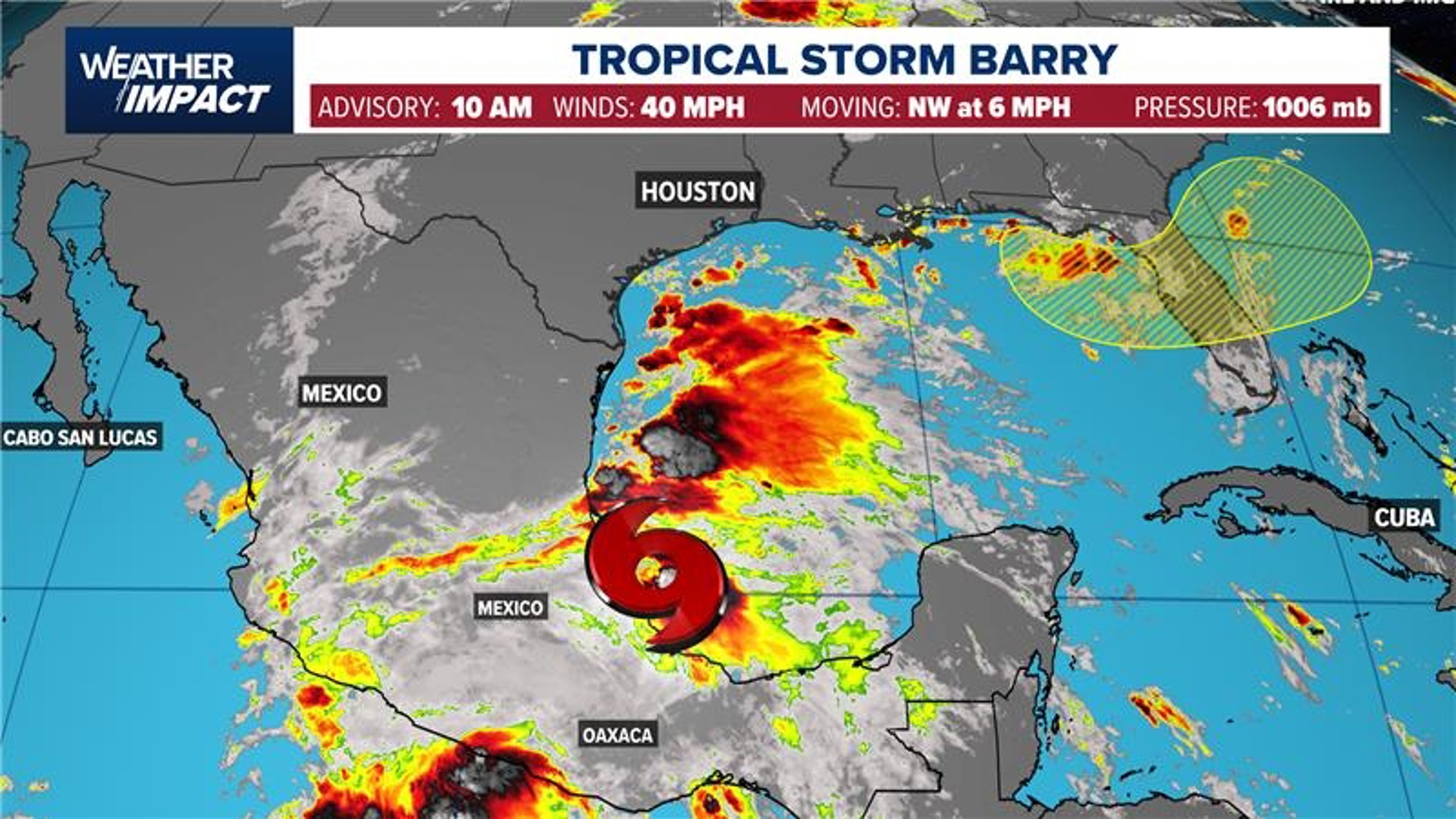 Picture of Tropical Storm Barry
