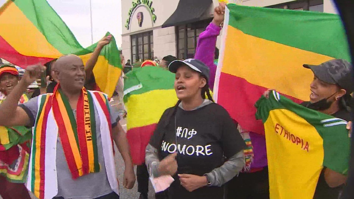 Protes menuntut AS tidak ikut campur dalam perang saudara Ethiopia