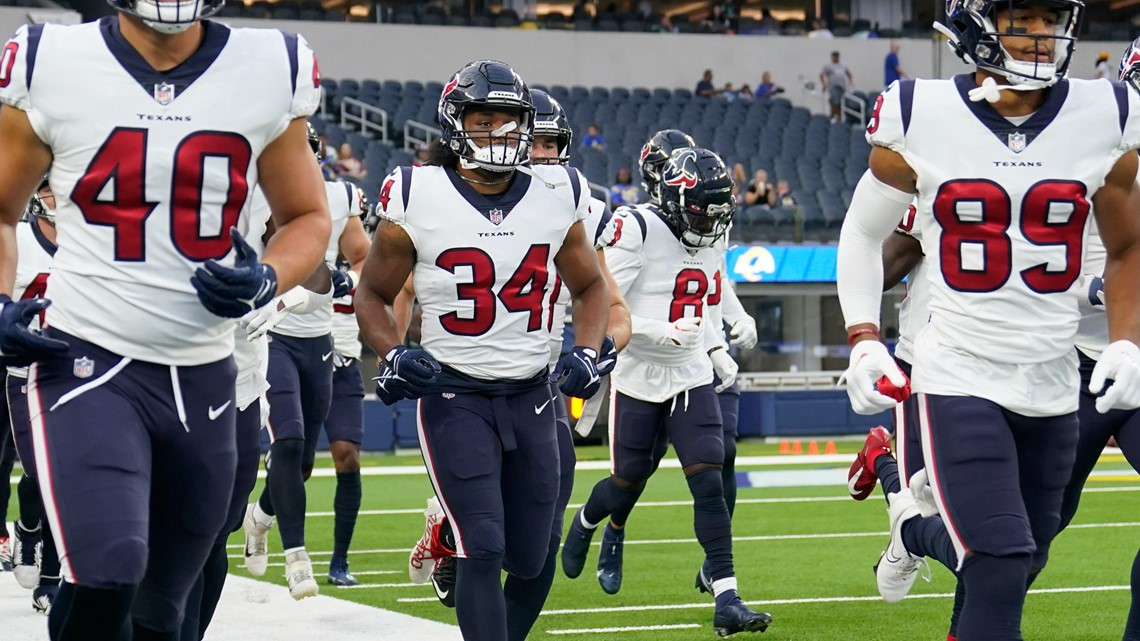 Houston Texans unveil new red helmets for Battle Red Day game