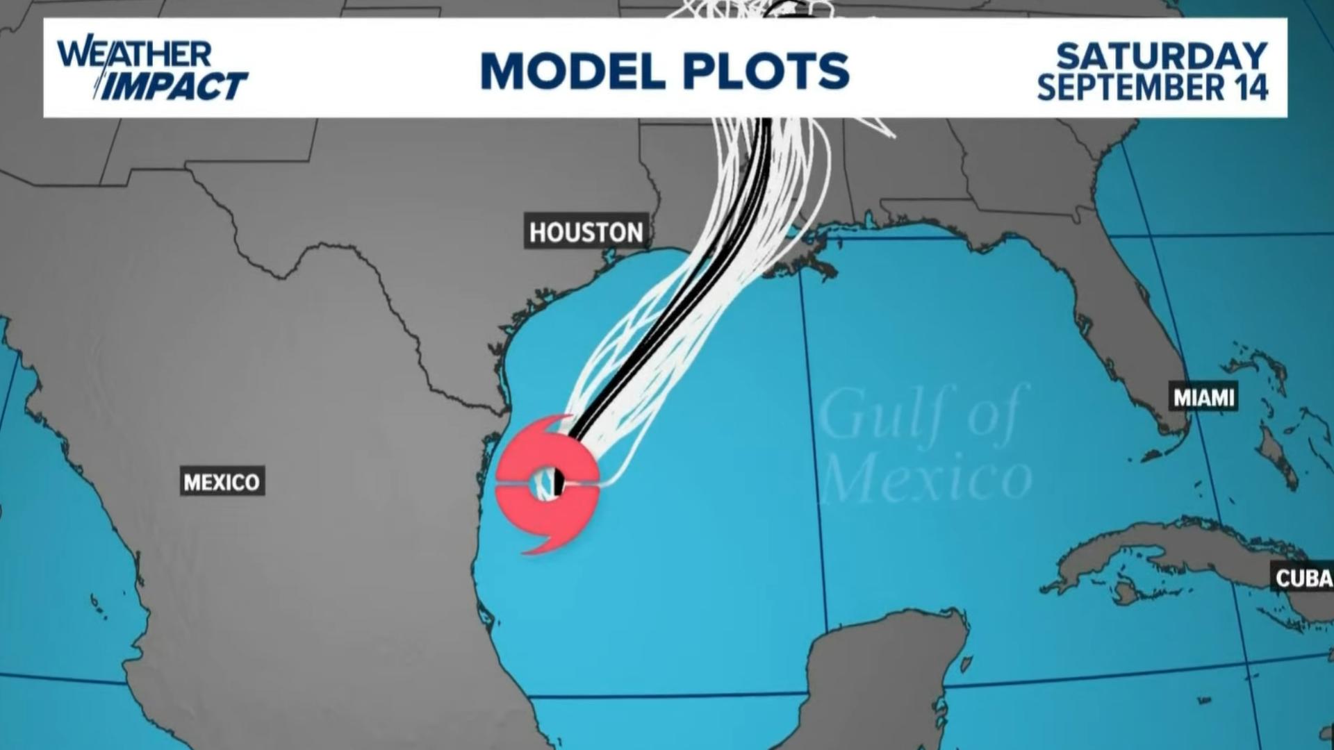 Tropical Storm Francine is moving through the Gulf of Mexico. Chief Meteorologist David Paul  has the latest movement and timing.