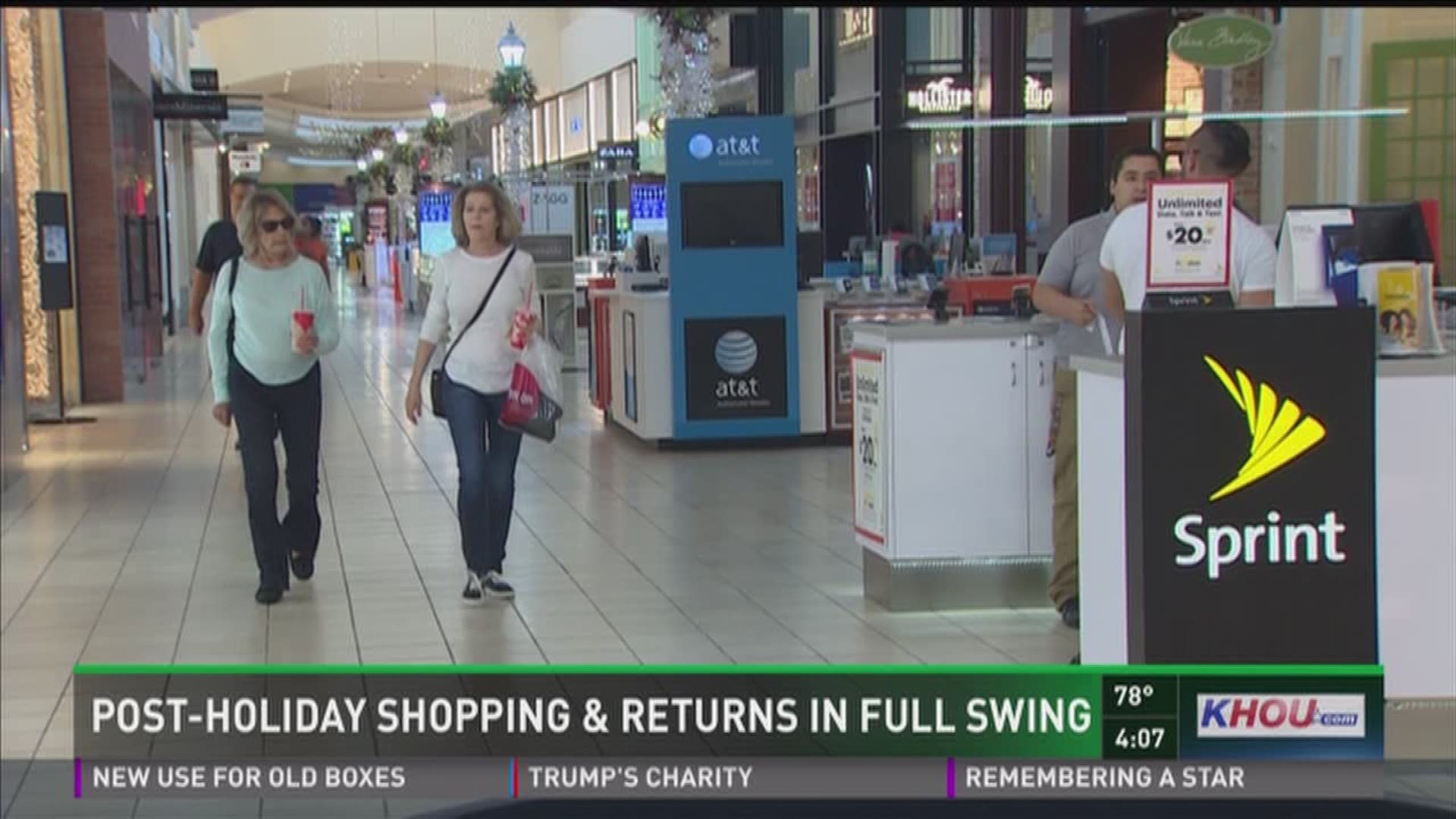 Shoppers head back to stores for after-Christmas sales, returns