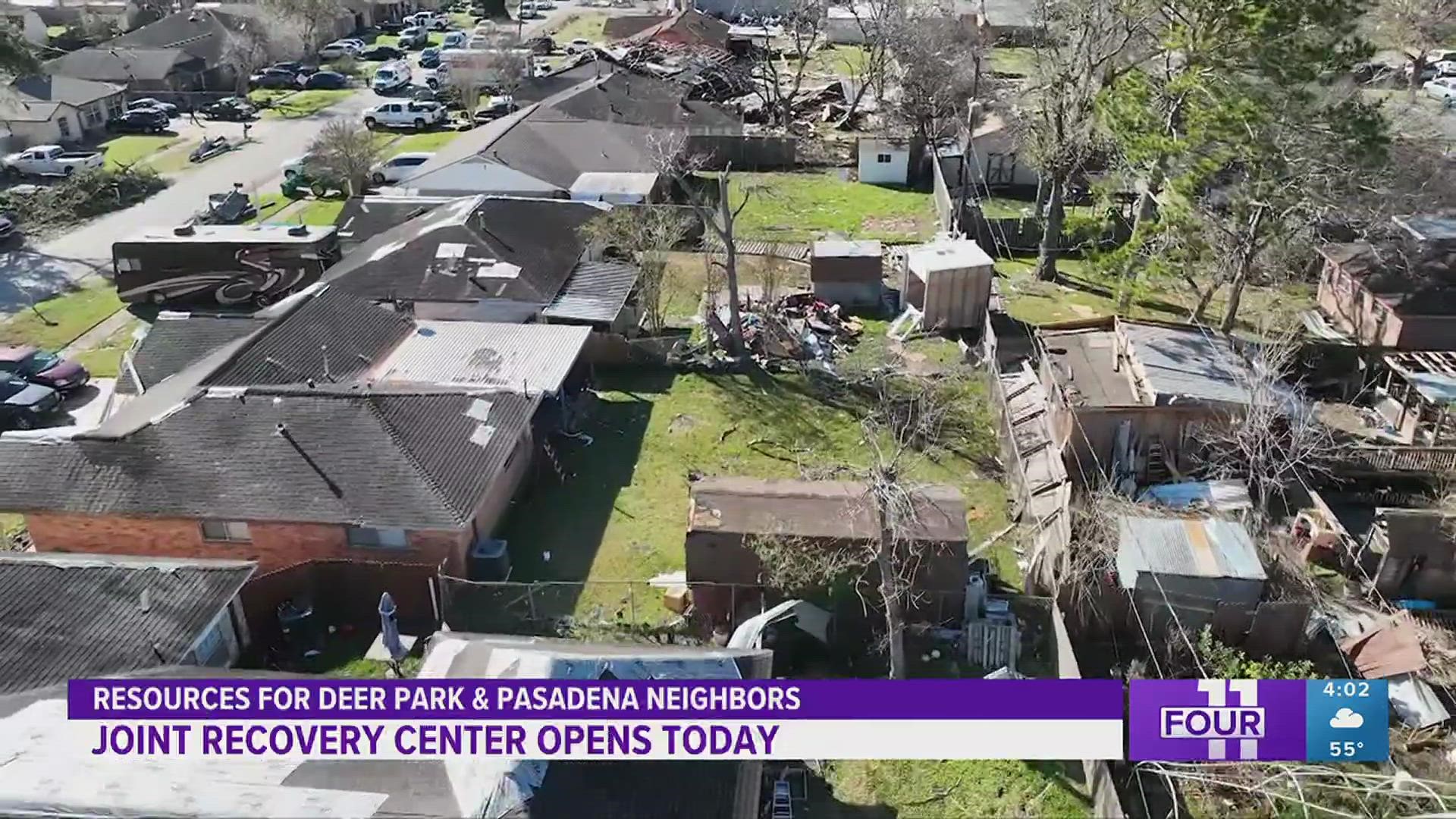 A joint Pasadena and Deer Park recovery center is working to help get residents back on their feet.