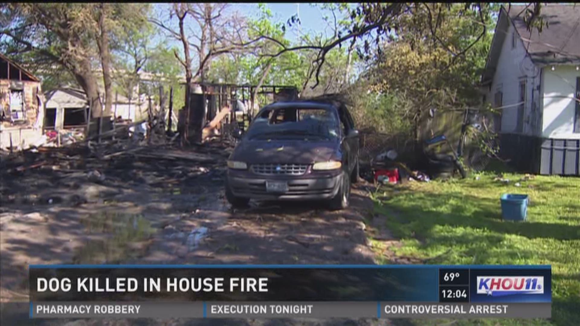 Dog killed in NE Houston house fire | khou.com