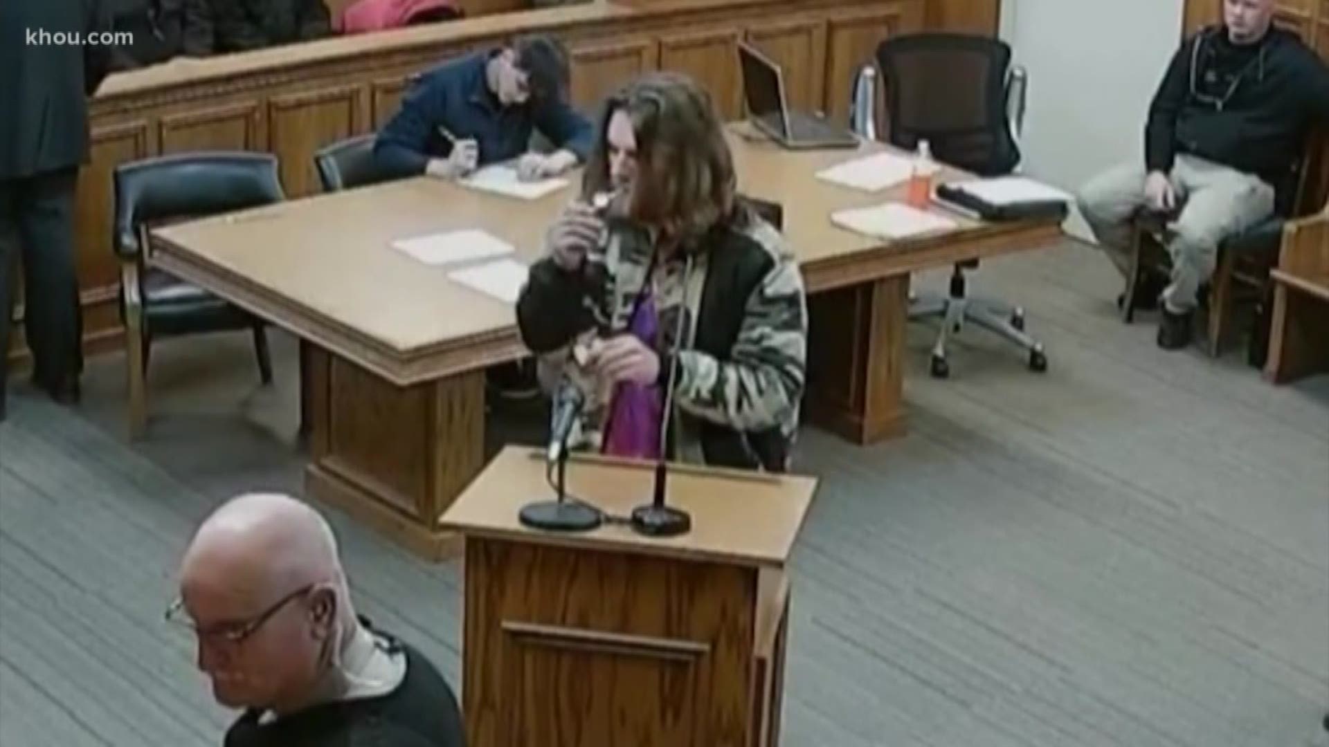 A man lit up a marijuana joint while in court. The man, Spencer Alan Boston, was facing a marijuana possession charge. "One of the craziest things I've seen."