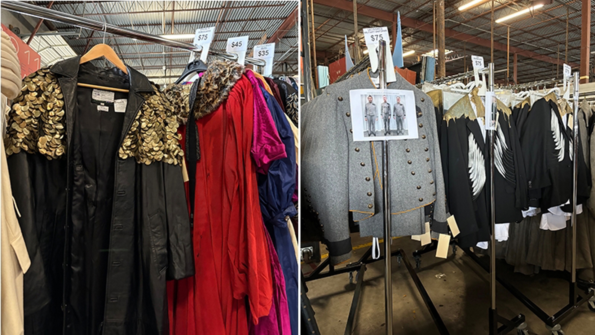 HGO is opening its warehouse for a special costume and prop sale on Saturday.