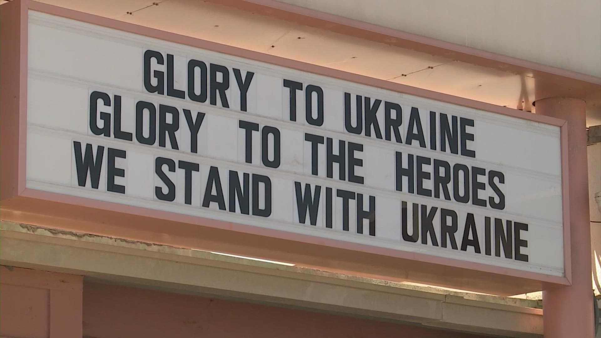 Owner Nick Gaido's wife, Kateryna, was born in Ukraine. Her family is still there. They are donating a portion of each meal sold to help the Ukrainians.