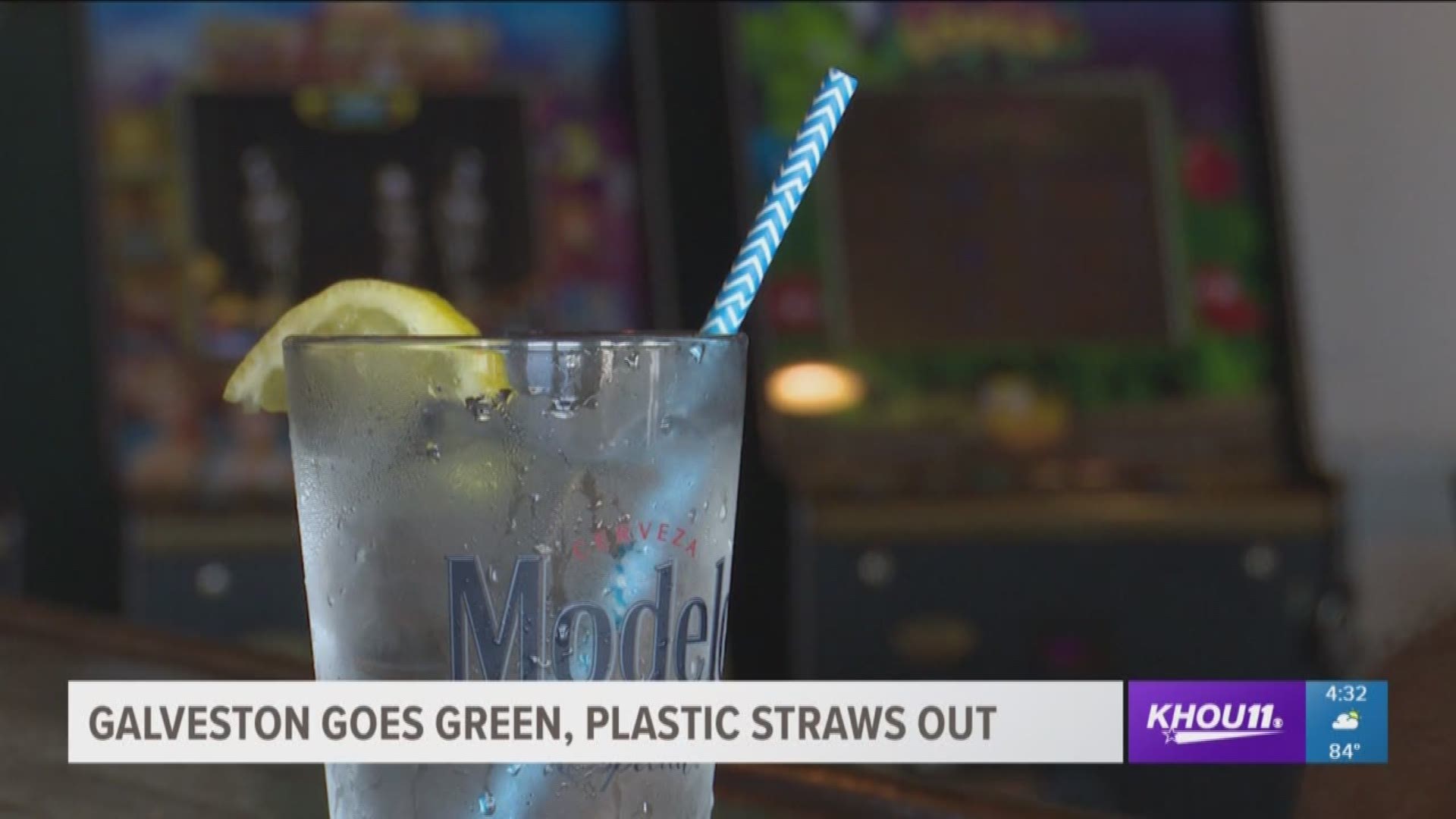 Galveston Island is going green, businesses along the Seawall are stepping up to spread the message that while there?s no ordinance or law against it, plastic straws are on the way out.