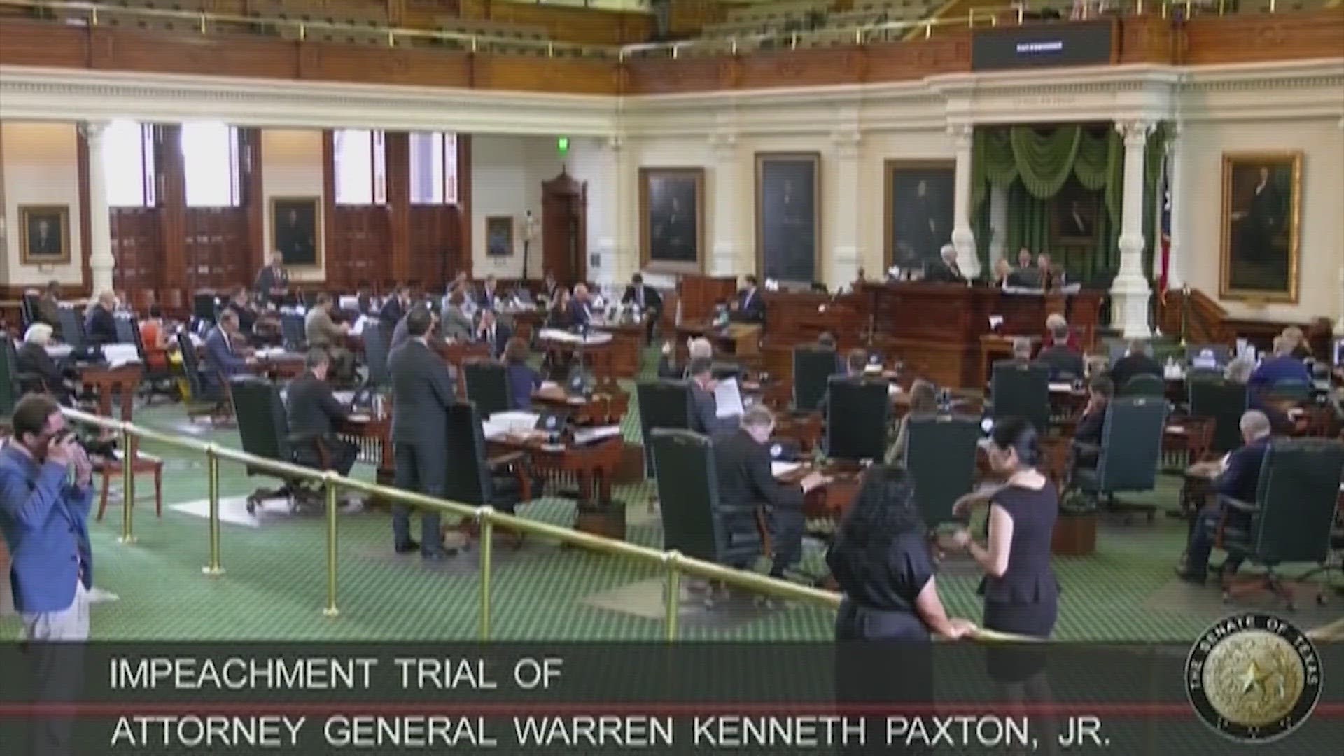 ​Closing arguments are set for 9 a.m. Friday, according to Lt. Gov. Dan Patrick, and then 30 Texas state senators will deliberate Paxton's fate.