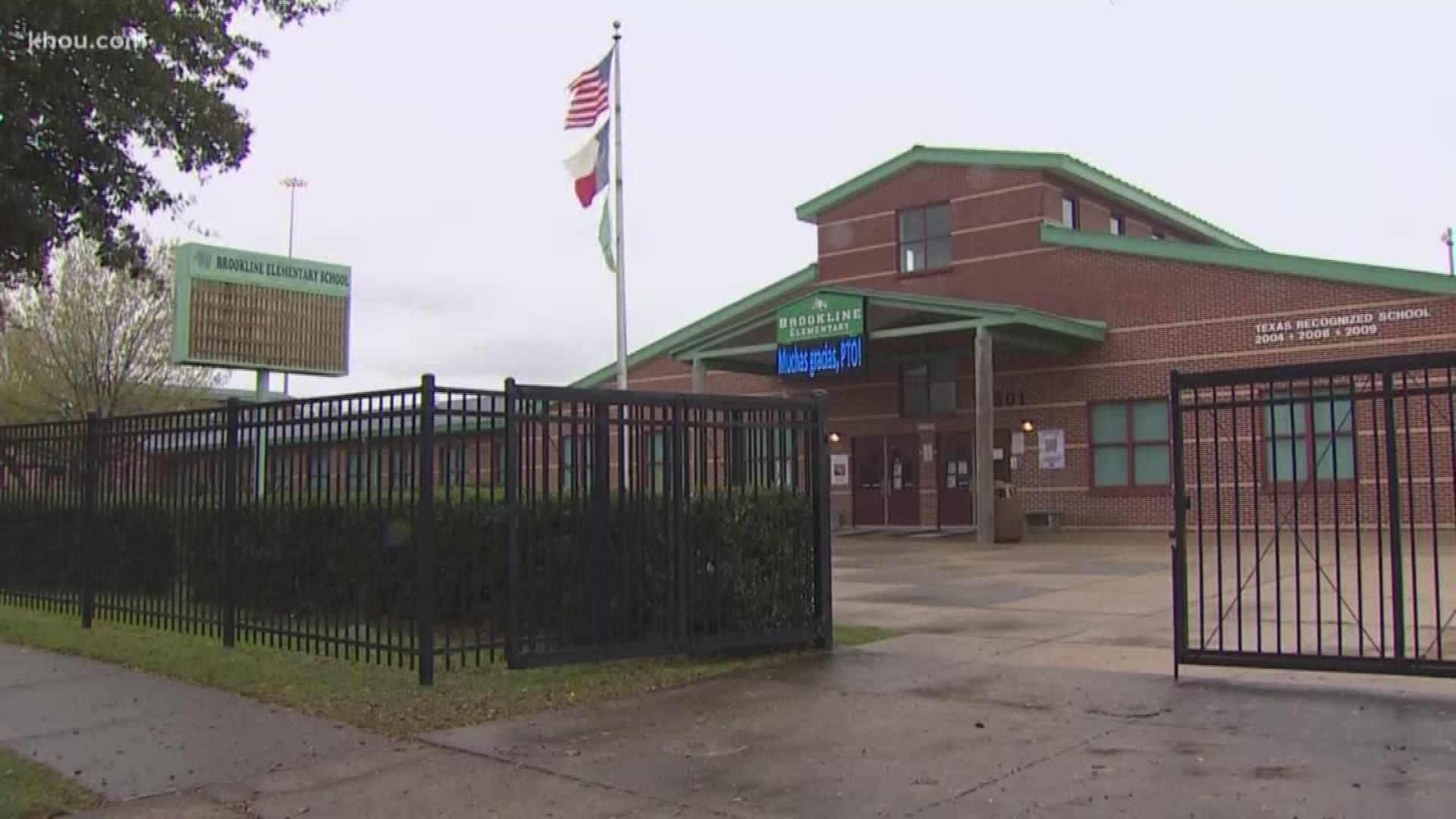 HISD confirms a staff member at Brookline Elementary was removed from campus after allegations arose.