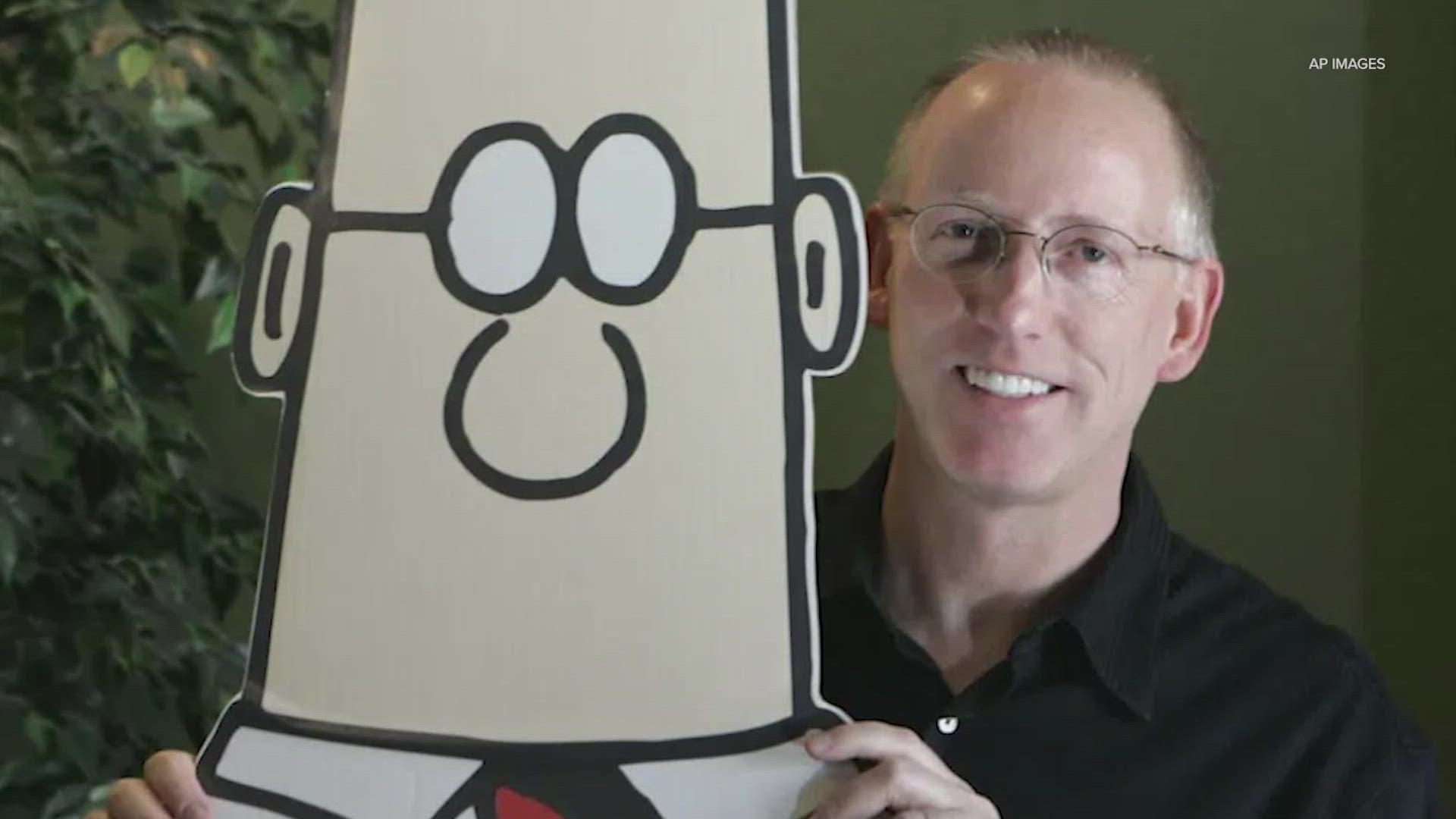 During a rant on YouTube, Scott Adams' comments were denounced by media officials as racist, hateful and discriminatory.
