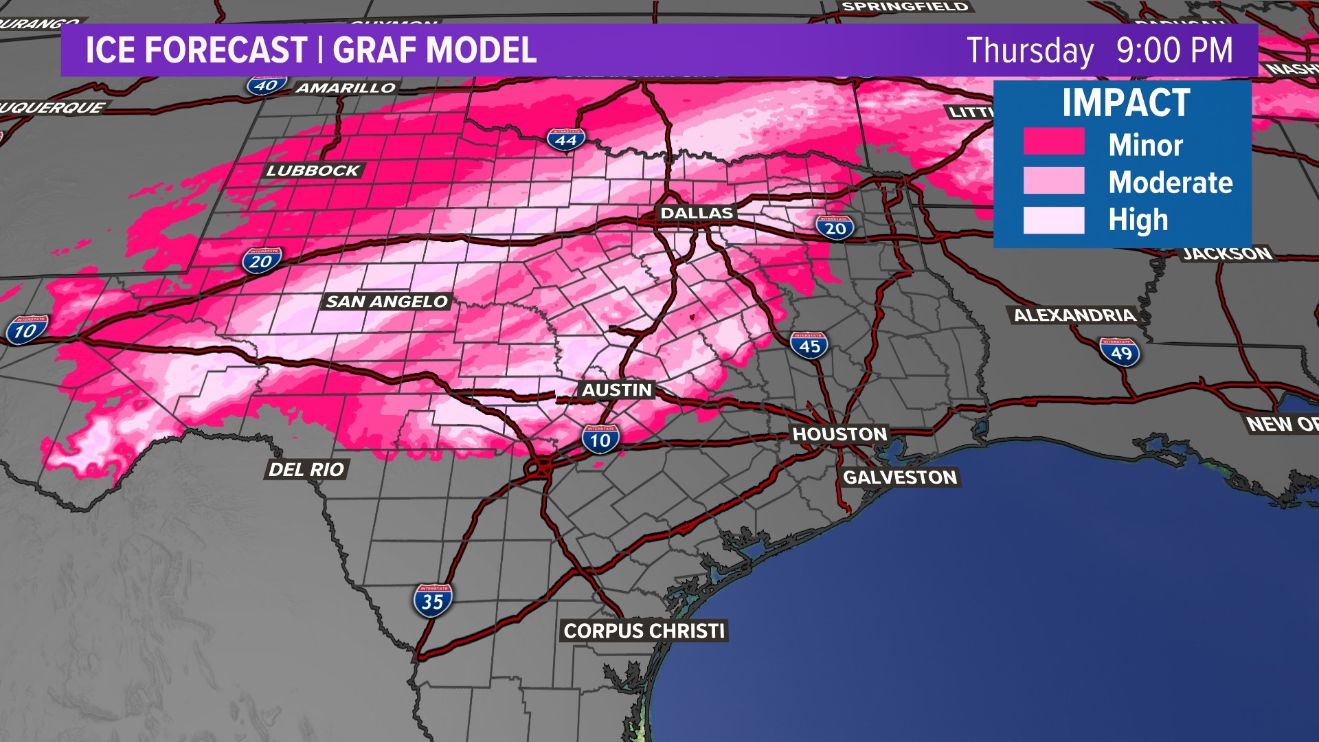 Winter Storm Texas Ice event unfolding for millions of Texans