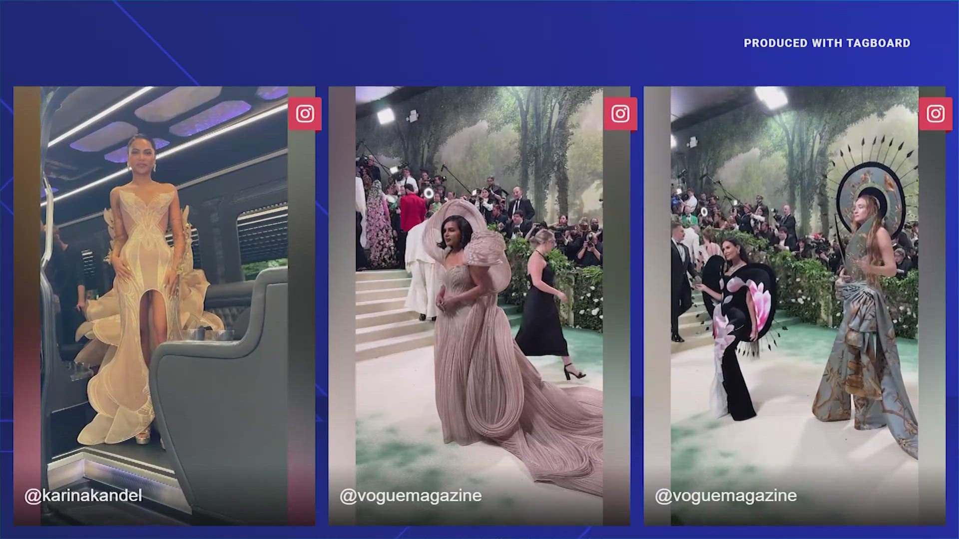 Fashion is always the story at the annual Met Gala. On KHOU 11 Morning News Tuesday, we took a look at some of the more eye-catching looks.