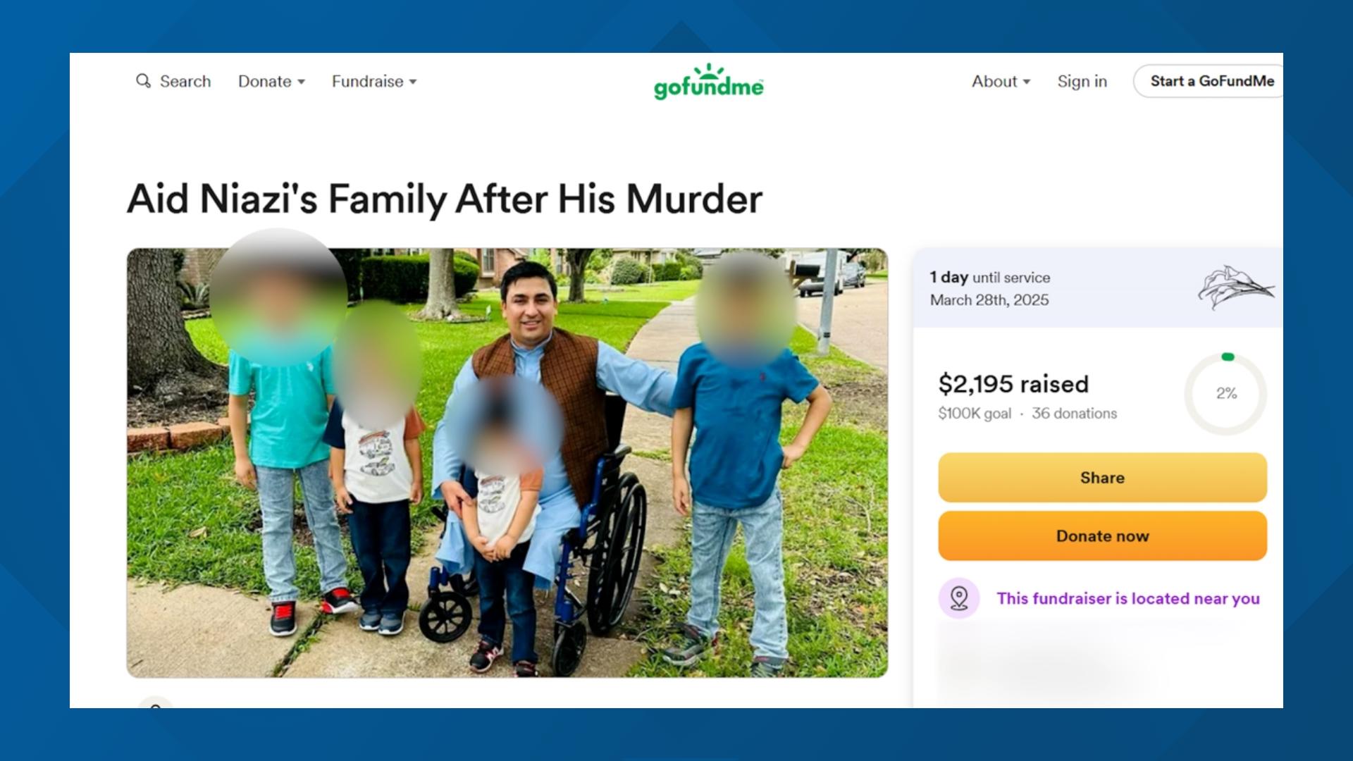 Abdul Rahman Niazi was a father of five who was stabbed to death in his southwest Houston office. A suspect has now been charged.