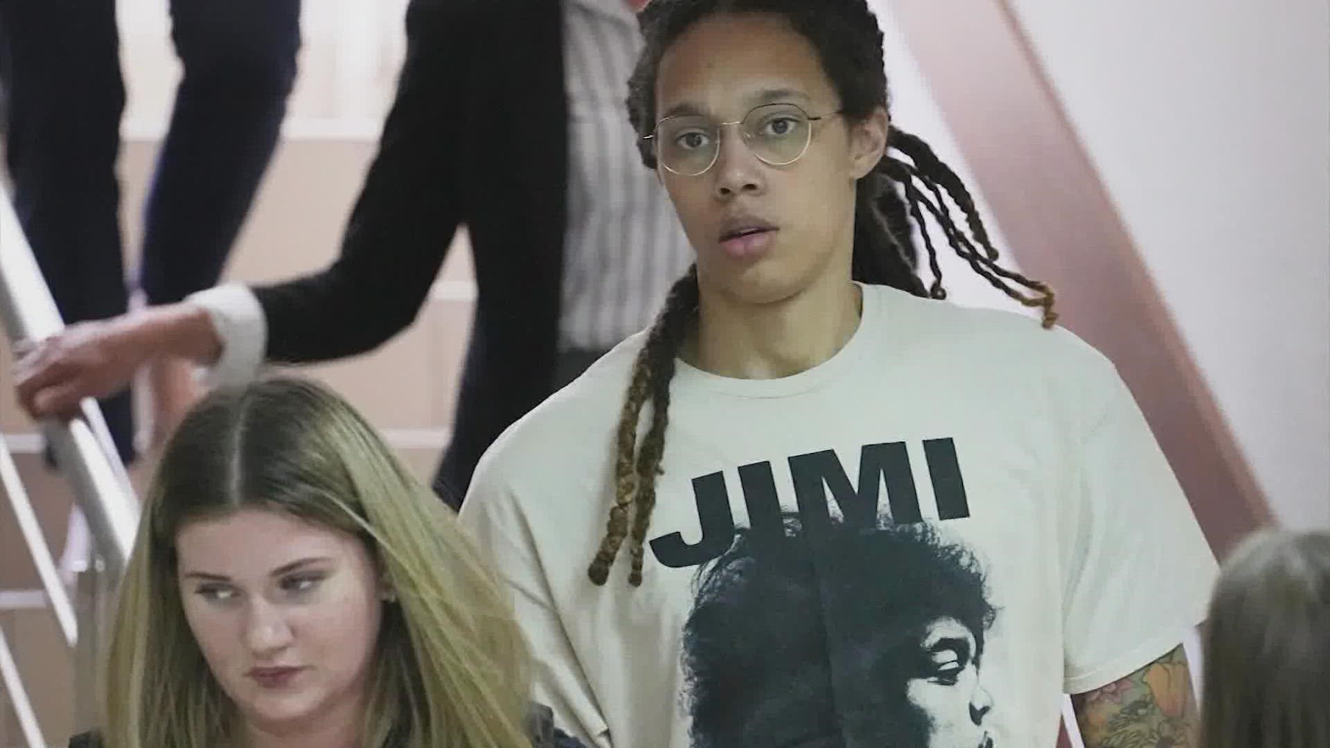 Brittney Griner's wife, Cherelle, also told CBS Mornings that it's "very disheartening" that she has not heard from President Biden yet.