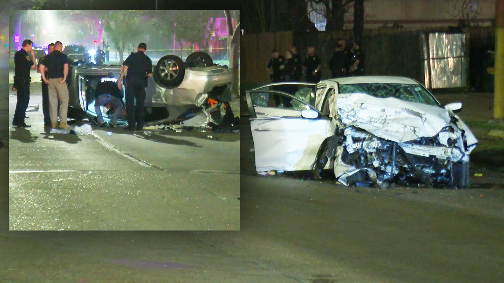 Teen crashes stolen car during chase; 9-year-old among injured | khou.com