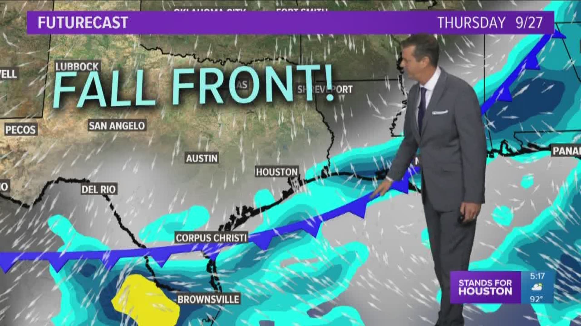 Wednesday's evening forecast with David Paul