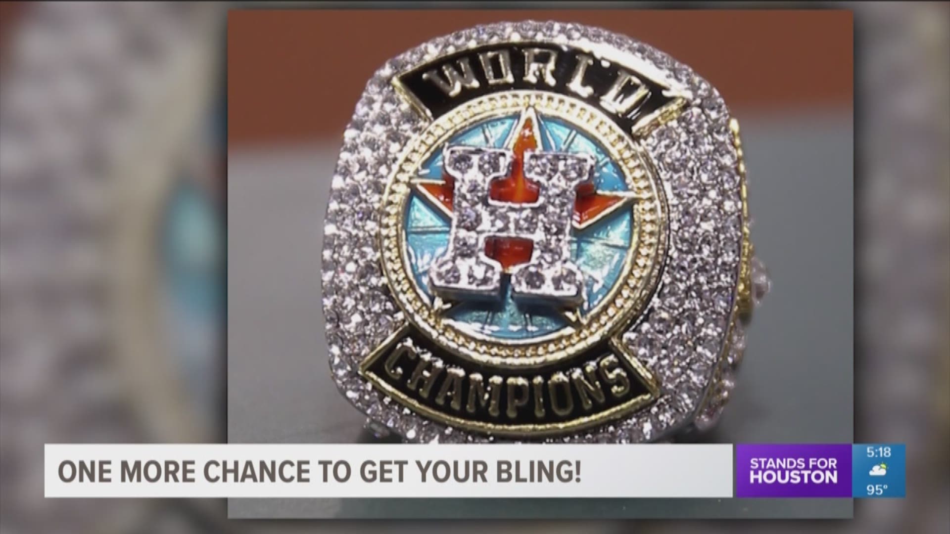 The Astros are offering fans one more chance to get their World Series replica ring on Aug. 27.