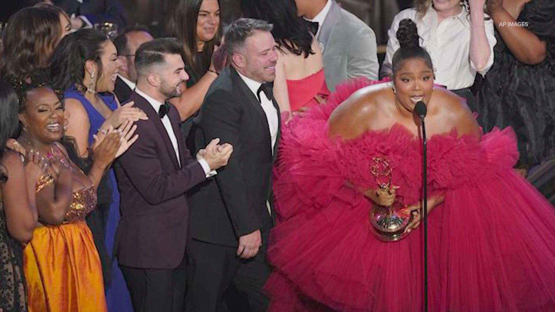 "When I was a little girl, all I wanted to see was me in the media, someone fat like me. black like me, beautiful like me," Lizzo said as she accepted the award.