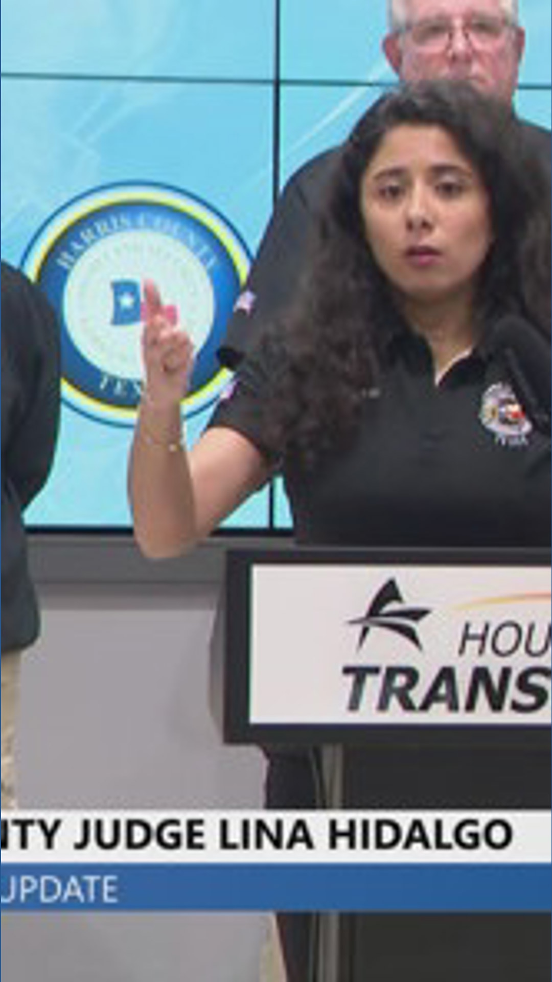 Harris County Judge Lina Hidalgo and other officials give update on the ...