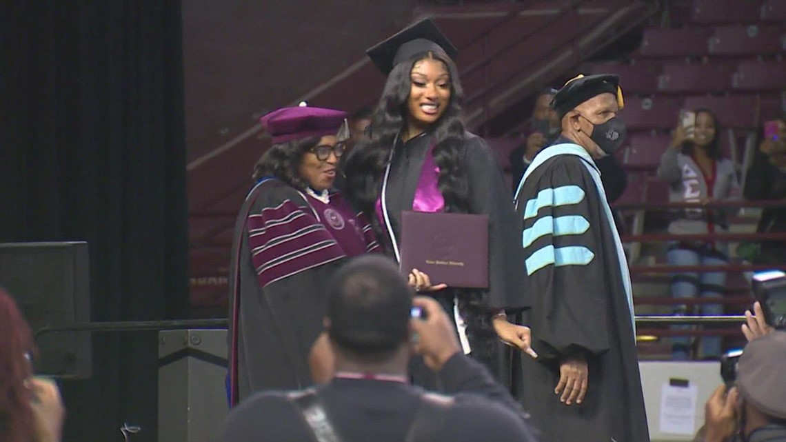 Watch Megan Thee Stallion graduate from Texas Southern University