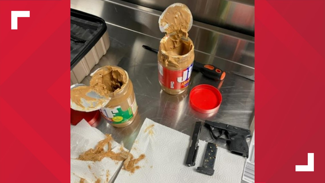 TSA finds gun parts hidden in peanut butter jars - Vimarsana News