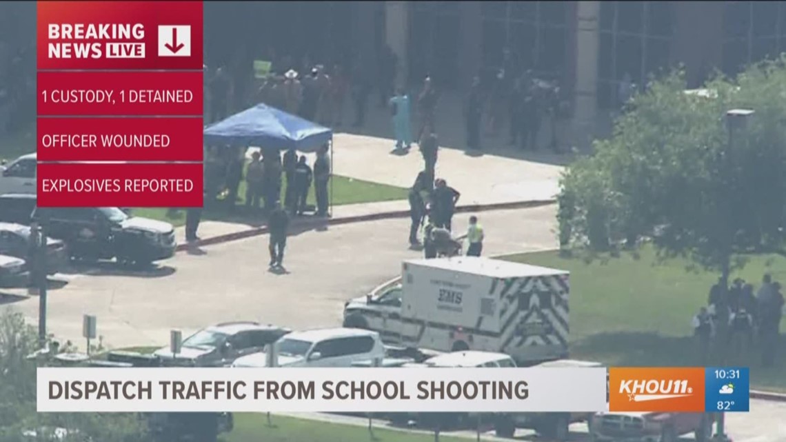 Dispatch traffic details law enforcement response to Texas school ...