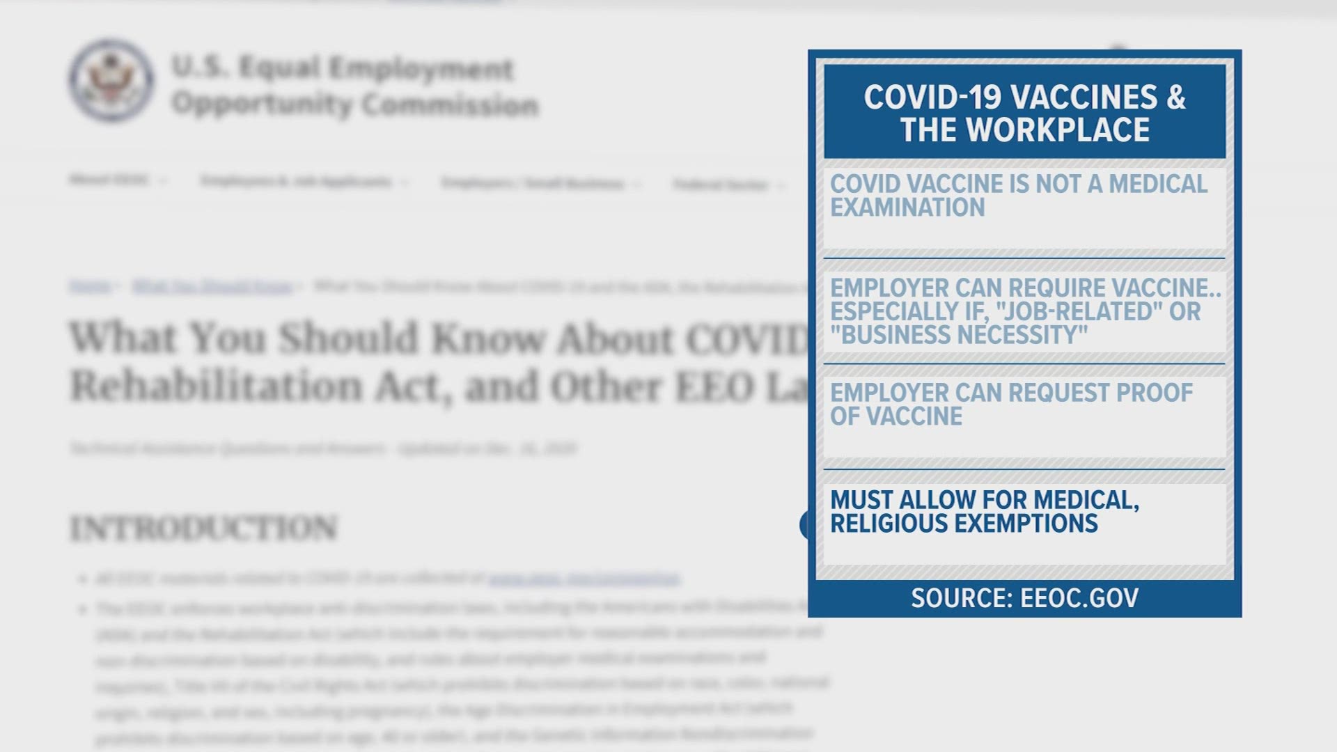 During its first virtual hearing about COVID-19 and the workplace, the EEOC heard concerns about how employers can require the vaccine.