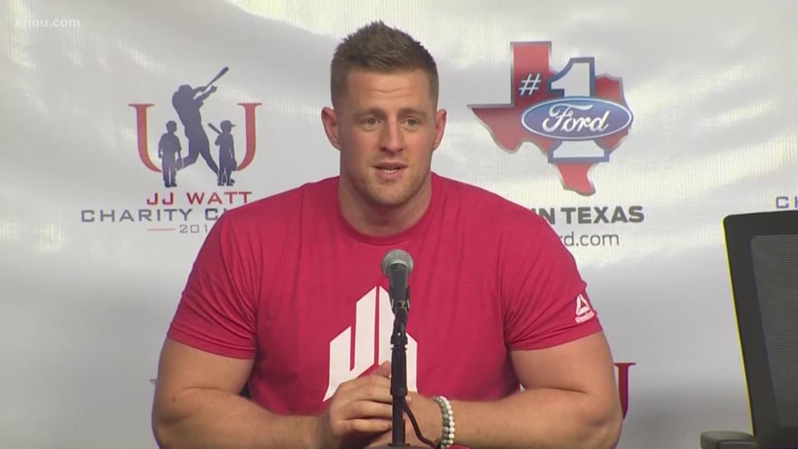 J.J. Watt personally delivers jersey to Cy-Fair ISD student