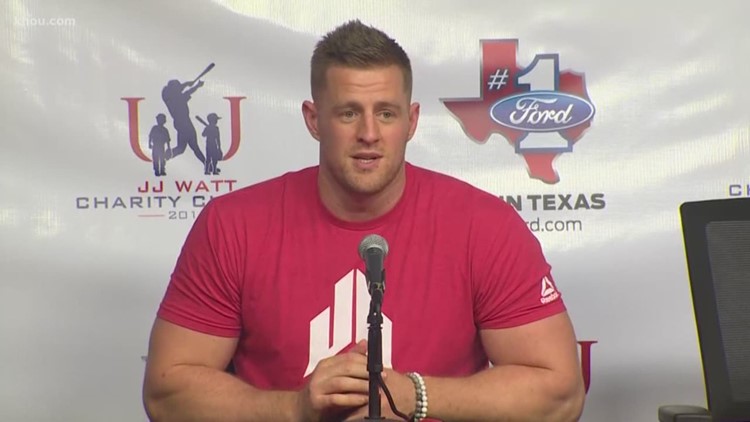 JJ Watt gifts real jersey to student who wore homemade one to school -  ABC13 Houston