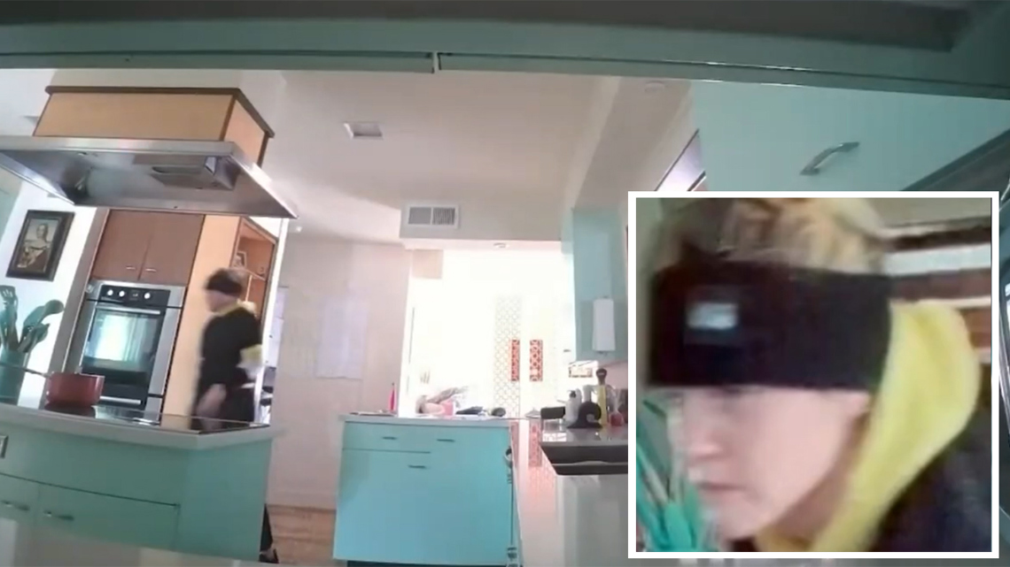 Family searching for woman caught on camera taking items from their ...
