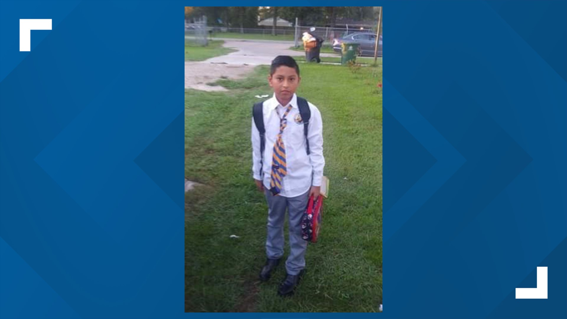 Family members of 10-year-old Alberto Castanon said the boy was killed in the crash. His grandmother, Margarita Flores, was injured.