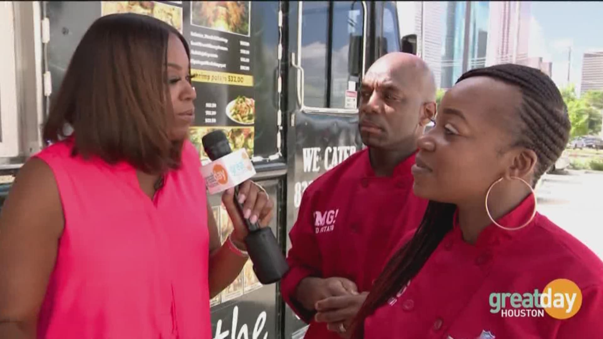 Ayesha James, The owner of OMG Baked Potatoes food truck, shows us why her baked potatoes are the best in Houston. 