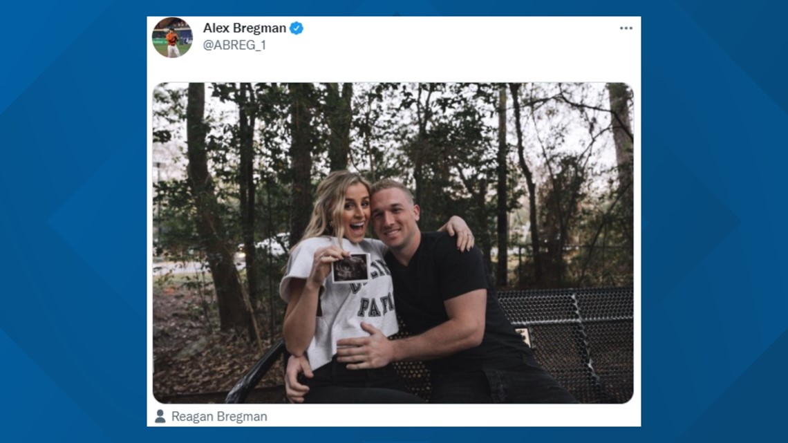 Houston Astros' Alex Bregman and wife Reagan welcome first child Knox  Samuel - ABC13 Houston