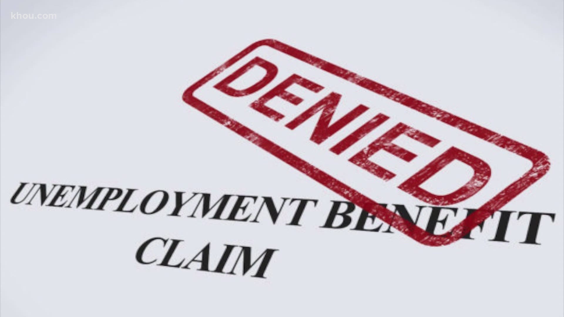 Many people who've applied for unemployment have hit another snag: they've been denied or nothing has shown up!