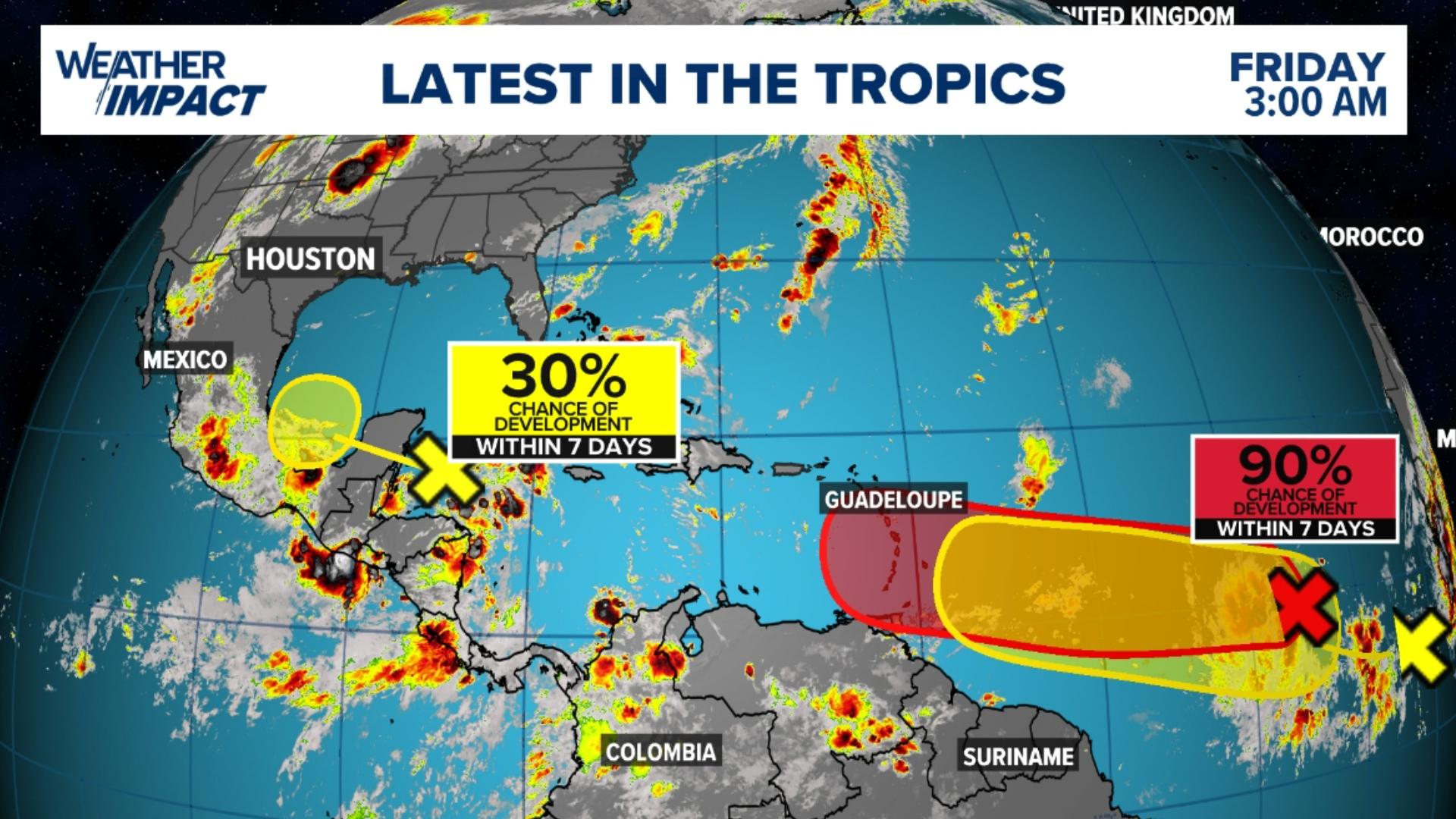 Beryl could form soon as the second named storm of the 2024 hurricane season.