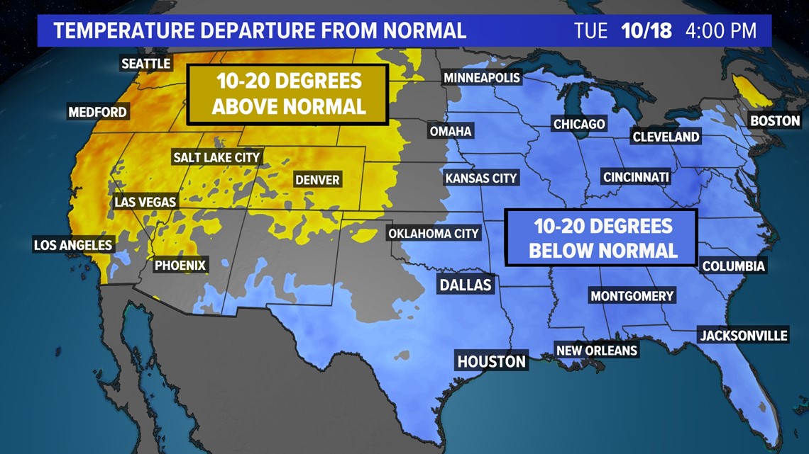 First fall cold outbreak reaches Texas | khou.com