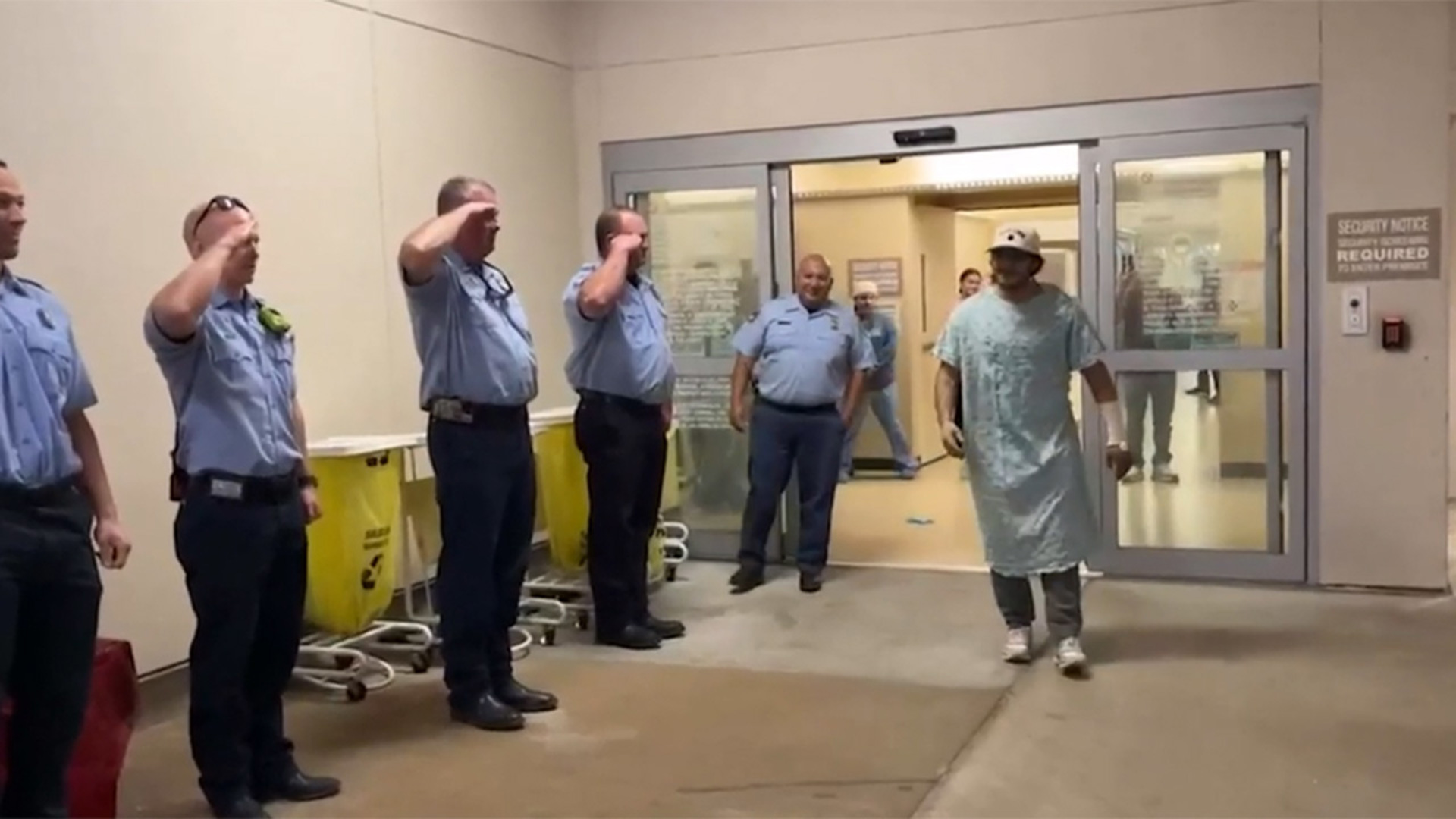 1 of 3 firefighters released from hospital after he was injured in fire ...