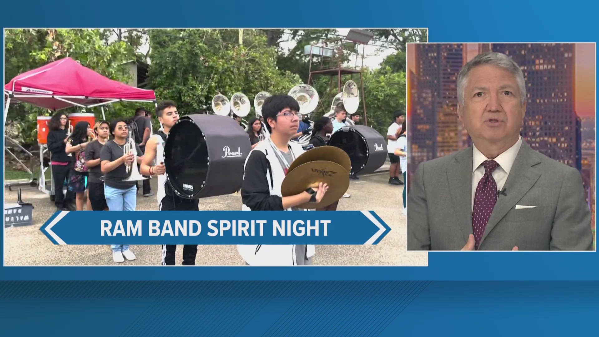 The Waltrip High School Roaring Red Ram Band is hosting a fundraiser to help pay for their trip to the Sugar Bowl in New Orleans next year.