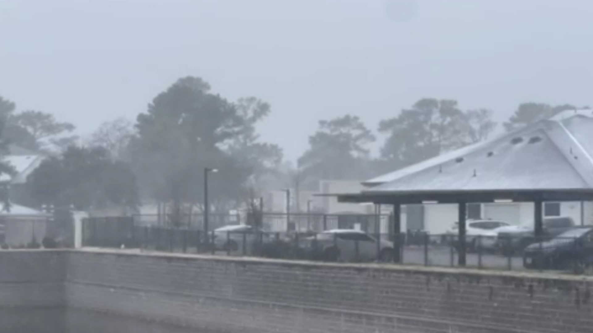 This is video from the Cypress area shot by Maria Aguilera