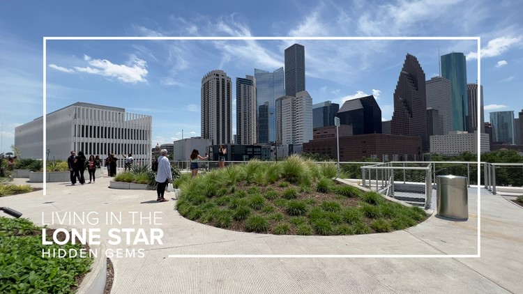 Skylawn offers stunning (and free!) views of downtown Houston