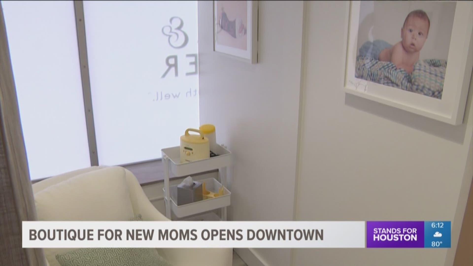 Work & Mother recently opened in downtown Houston. The boutique business aims to provide a private place for breastfeeding mothers to pump during the workday.