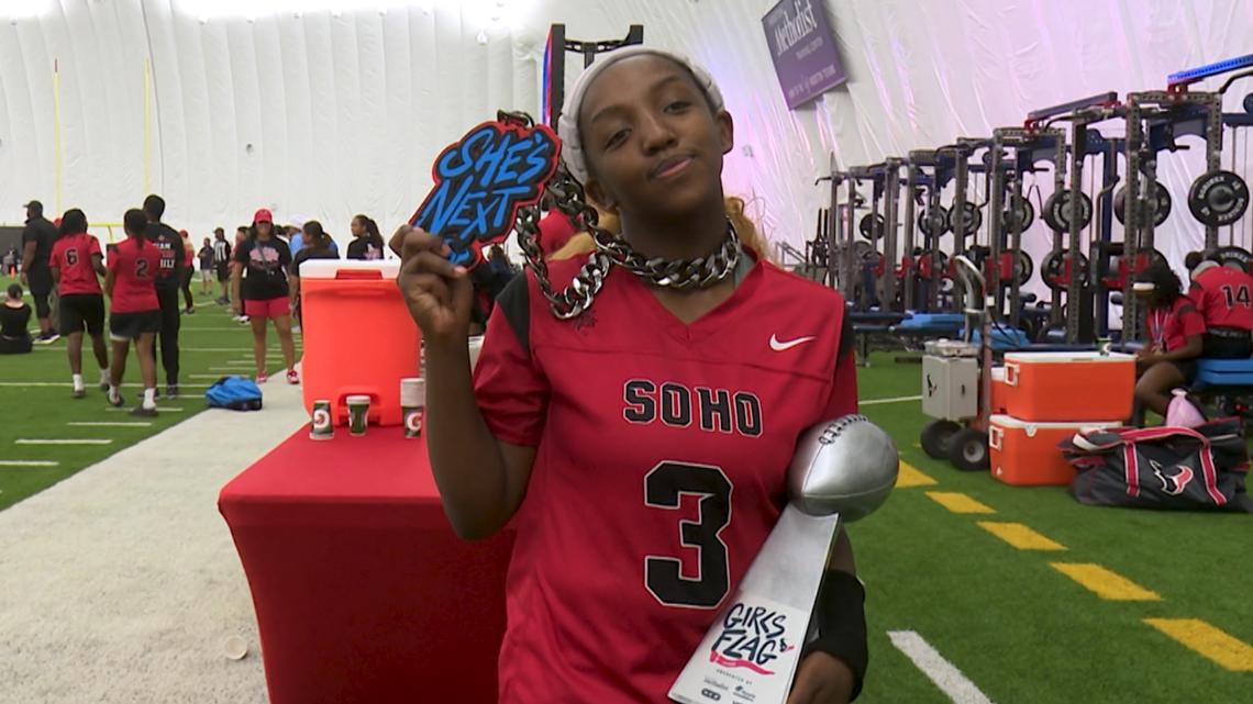 Houston Texans help lead drive to make girls’ flag football official UIL sport