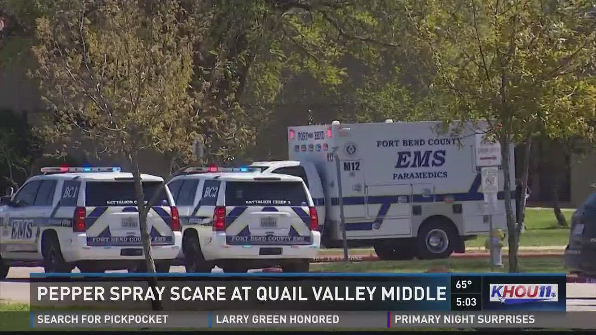 Pepper spray causes evacuation at Quail Valley Middle School | khou.com