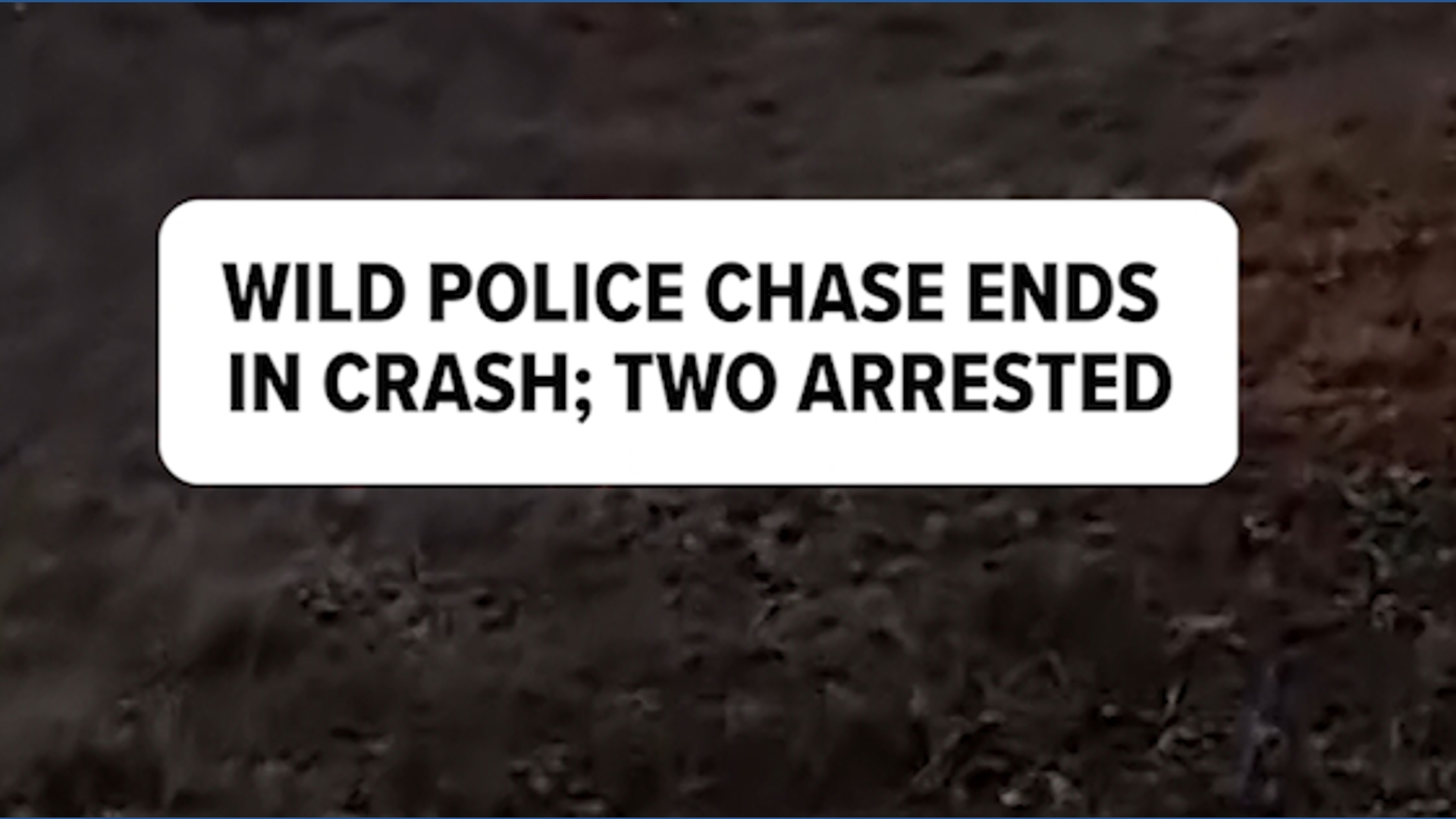 Wild police chase ends in crash, two arrested | khou.com
