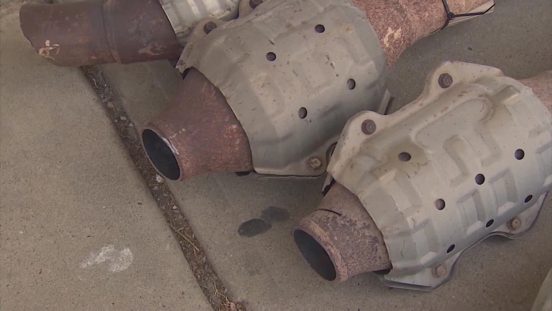 City leaders voted to ban selling or possessing a catalytic converter that's been cut from a vehicle without documentation.