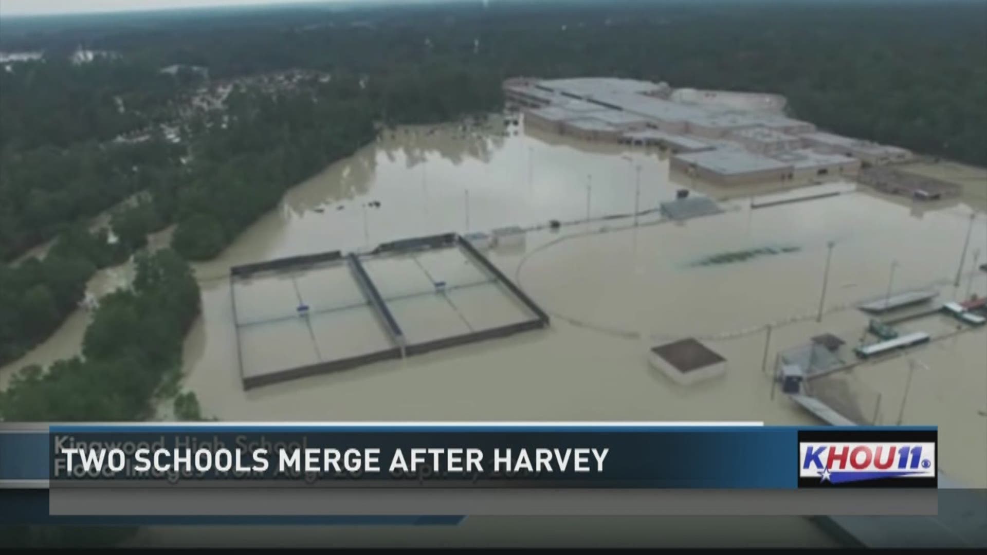 Two Humble ISD schools will share a campus after Kingwood High School was damaged by flooding from Harvey.