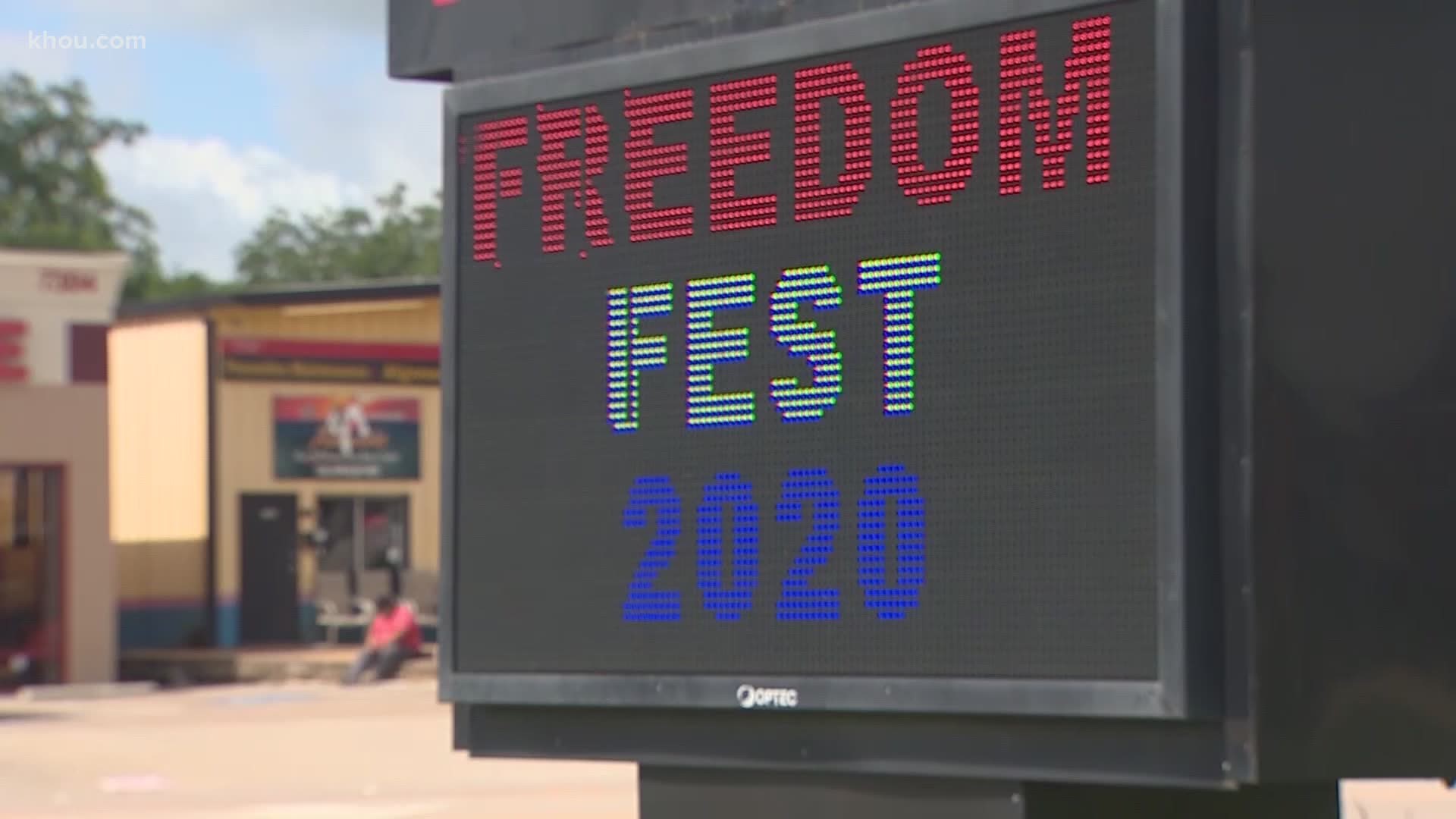 Texas bar owners say they're being unfairly targeted by Gov. Abbott's mandated closures, so some reopened Saturday during a "Freedom Fest" protest and fundraiser.