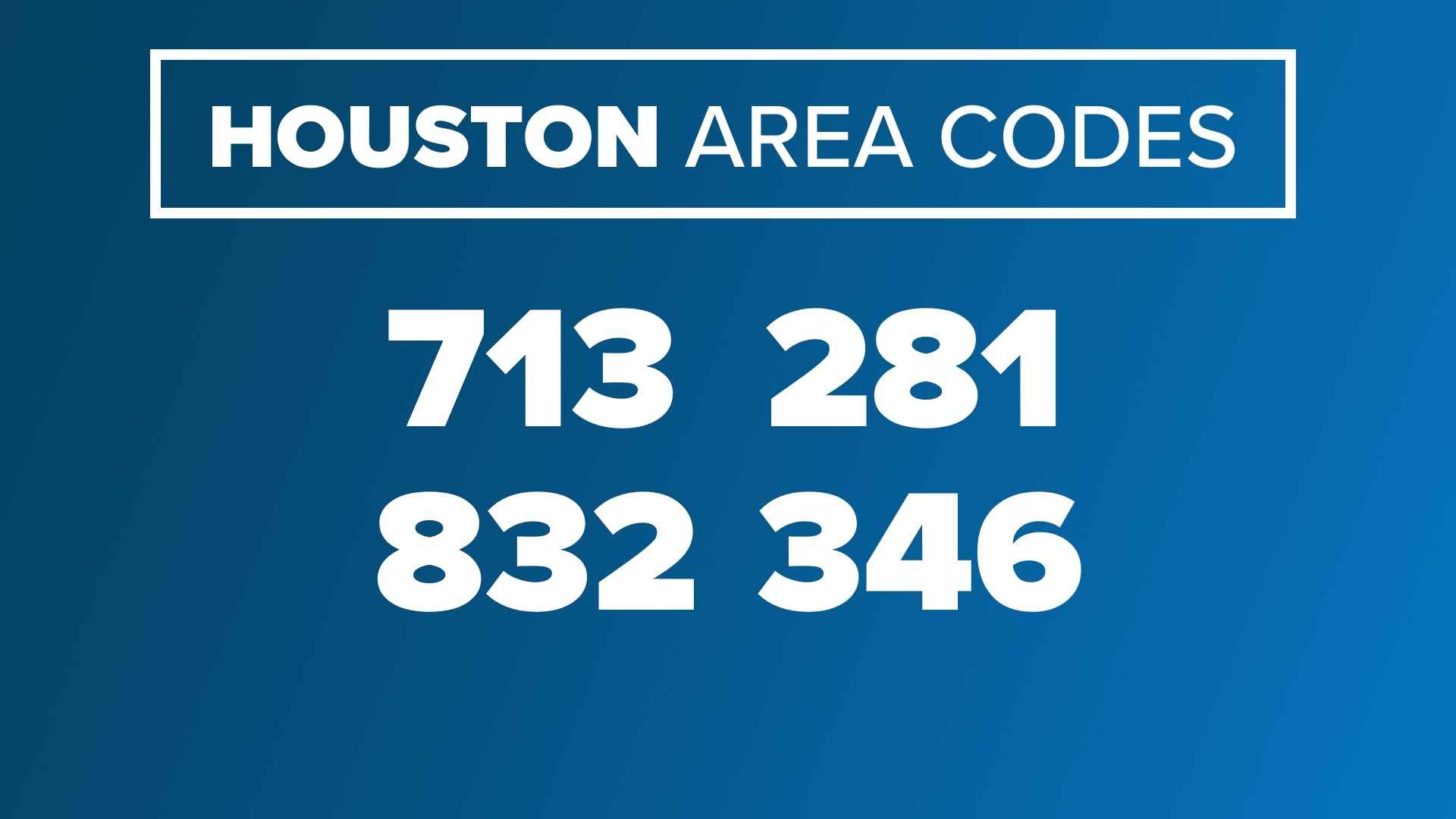 What Is Houston s Area Code Khou